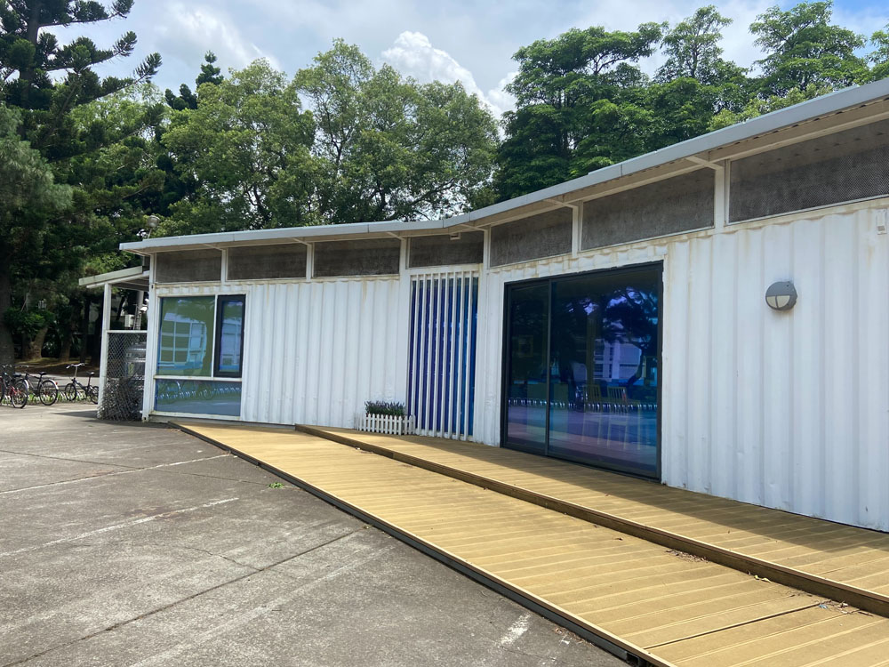 中央大學白色能源屋施工